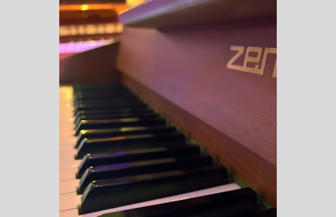 Zender Satin Mahogany 108 Upright Piano, Used - All Inclusive Premium Package (SN:59013) - Image 6